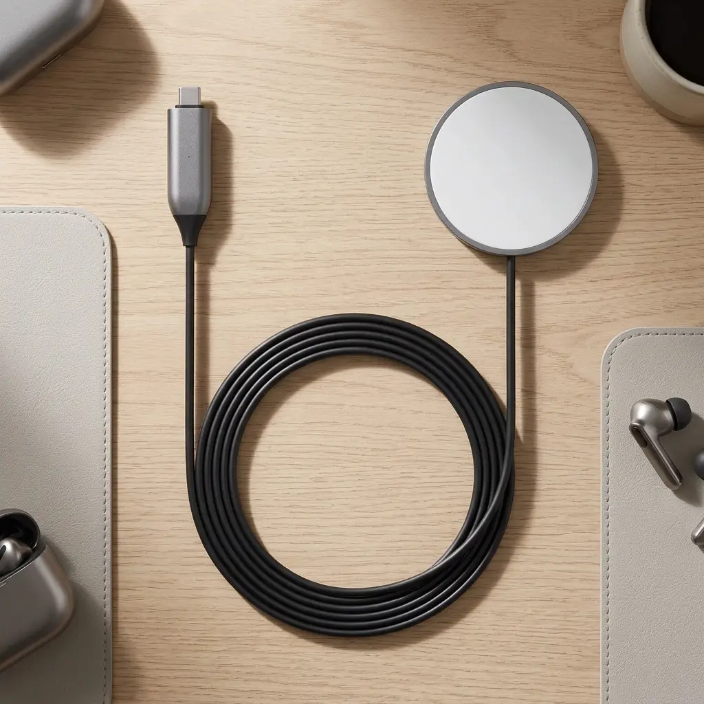 Satechi USB-C Magnetic Wireless Charging Cable (7.5W, 1.5m)