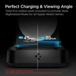 Spigen ArcField MFi Certified Charging Stand for Apple Watch Series & Ultra (Built-in 6.6ft USB-C Cable) PF2002