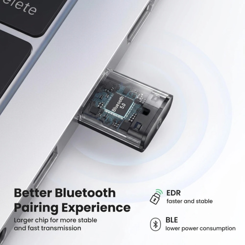 UGREEN USB Bluetooth 5.0 Adapter for PC - Wireless Data Transfer Dongle 80889
