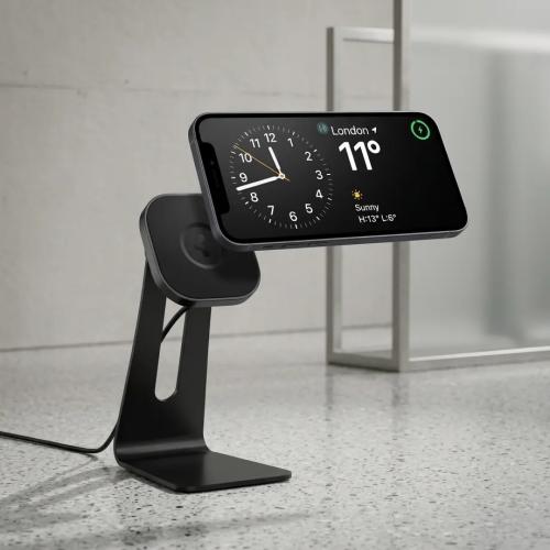 Spigen OneTap Pro MagFit MagSafe Charging Stand for iPhone 12-17 Series - Black S310W
