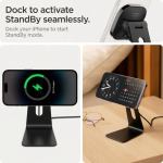 Spigen OneTap Pro MagFit MagSafe Charging Stand for iPhone 12-17 Series - Black S310W