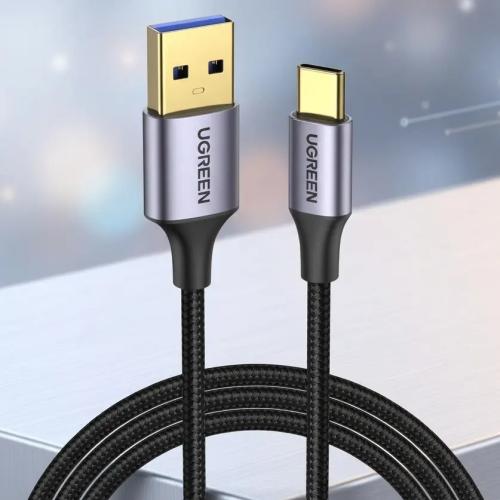 UGREEN USB 3.0 to USB-C Cable, 5Gbps Data Sync & 3A Fast Charging, 1M - Nylon Braided 20287