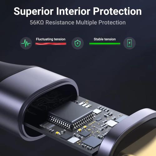 UGREEN USB 3.0 to USB-C Cable, 5Gbps Data Sync & 3A Fast Charging, 1M - Nylon Braided 20287
