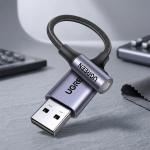 UGREEN USB to 3.5mm Audio Adapter, External Sound Card DAC 24bit/96kHz with TRRS Microphone Support 30757
