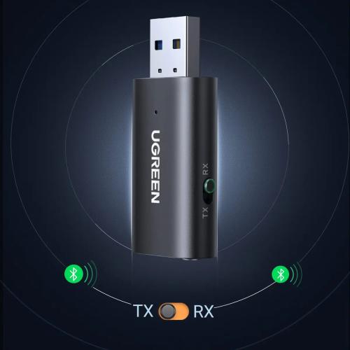 UGREEN Bluetooth 5.1 Transmitter and Receiver 2-in-1 Adapter with 3.5mm Aux 60300