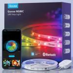 Govee 10M RGBIC Bluetooth LED Strip Lights for Bedroom - Smart Color-Changing Mood Lighting