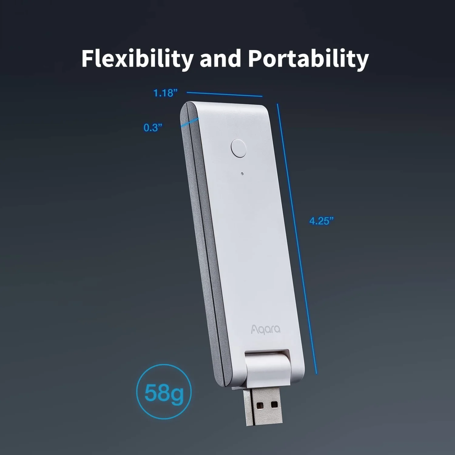 Aqara Smart Hub E1 Zigbee 3.0 Gateway for Home Automation - USB-A Powered, HomeKit & Alexa Compatible 3