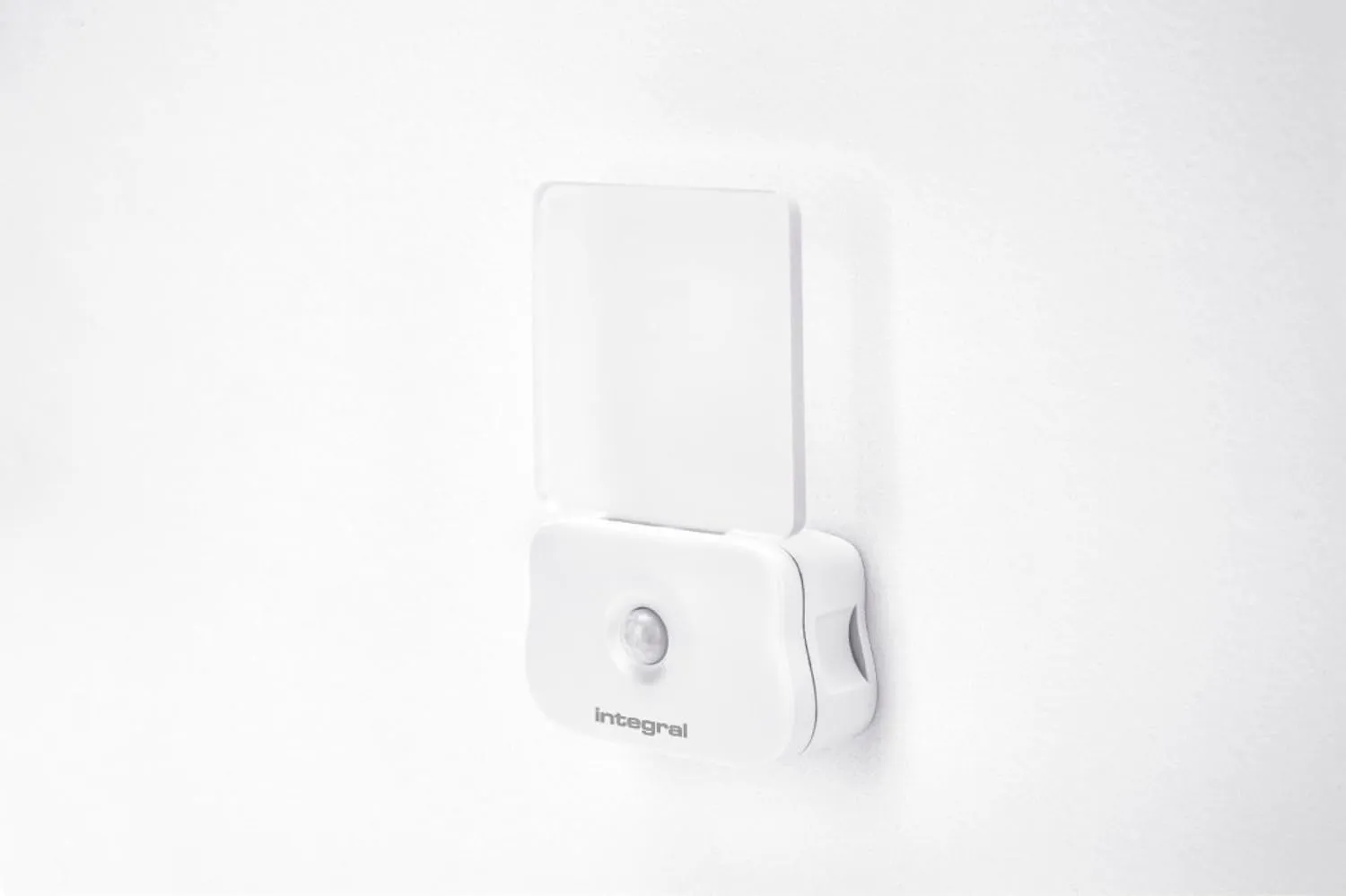 Integral LED Motion Sensor Night Light, Battery Operated Night Light with Twilight Sensor for Stairs, Staircases, Kitchens, Bedrooms, Kids Night Light and More, Transparent 3