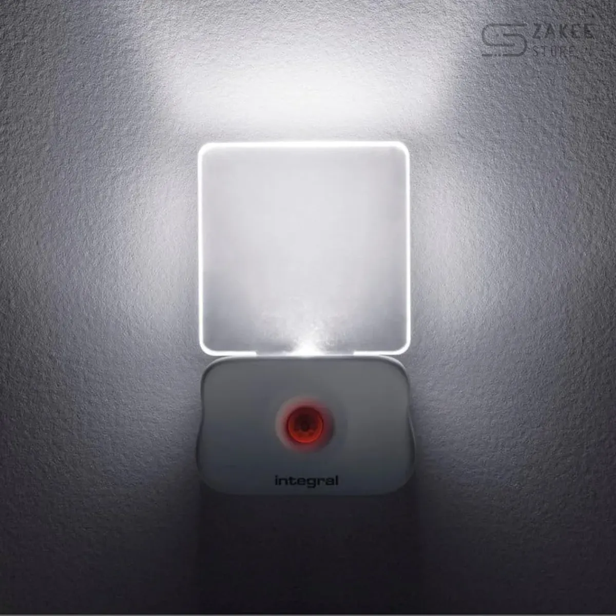 Integral LED Motion Sensor Night Light, Battery Operated Night Light with Twilight Sensor for Stairs, Staircases, Kitchens, Bedrooms, Kids Night Light and More, Transparent