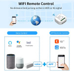 MOES Wireless Smart Light Switch Kit - 1 Gang 2 Pack, No Battery/Wiring/Hub Required, RF433 + WiFi Remote Control