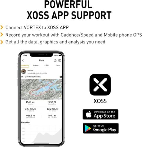 XOSS Vortex Speed and Cadence Sensor