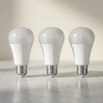 Livarno Lux Smart Home Zigbee 3.0 LED E27 Starter Kit with 3 Bulbs, Gateway, and Remote