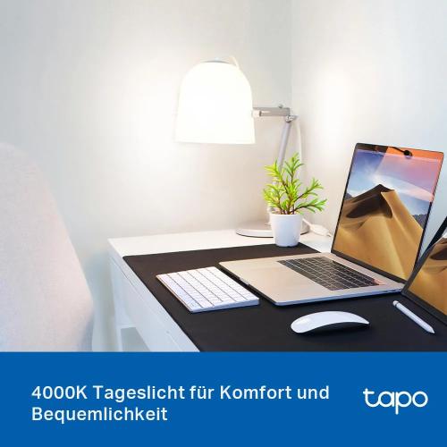 Tapo TP-Link L520E Smart WiFi LED Bulb, E27 Cool White, Dimmable, No Hub Required