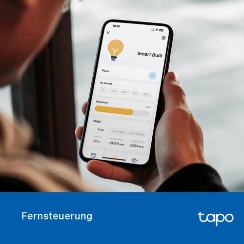 Tapo TP-Link L520E Smart WiFi LED Bulb, E27 Cool White, Dimmable, No Hub Required