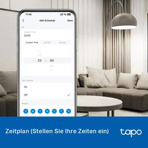 Tapo TP-Link L520E Smart WiFi LED Bulb, E27 Cool White, Dimmable, No Hub Required