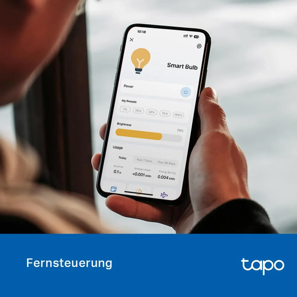 Tapo TP-Link L520E Smart WiFi LED Bulb, E27 Cool White, Dimmable, No Hub Required 7