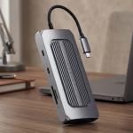 Satechi MX USB-C Multiport Adapter with Dual 4K HDMI, 100W PD & Ethernet - Space Gray