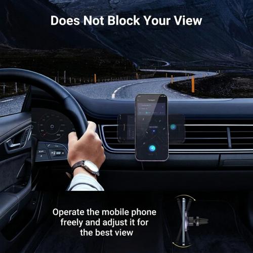 UGREEN MagSafe Adjustable Car Mount & Phone Holder with Metal Ring 90527