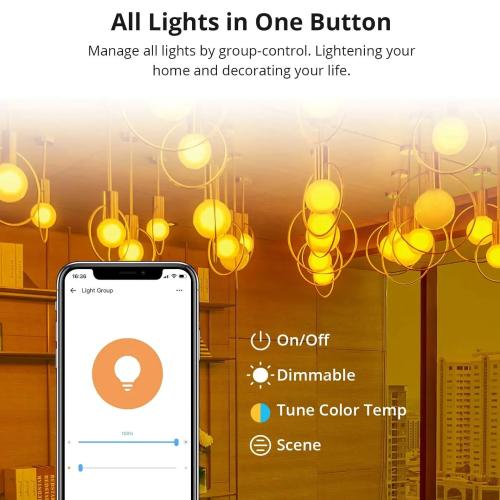 SONOFF B05-BL-A60 Smart WiFi LED Light Bulb E27 9W RGBCW Dimmable