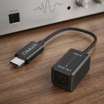 Cubilux USB C to TOSLINK Optical SPDIF Audio Adapter, 192 kHz / 24 Bit