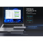 UGREEN M.2 NVMe & SATA SSD Enclosure - USB 3.2 Gen 2 10Gbps Portable External Case 90408