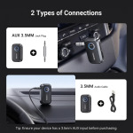 UGREEN Bluetooth Receiver for Car AUX - Hands-Free Adapter with Noise Cancellation 90748