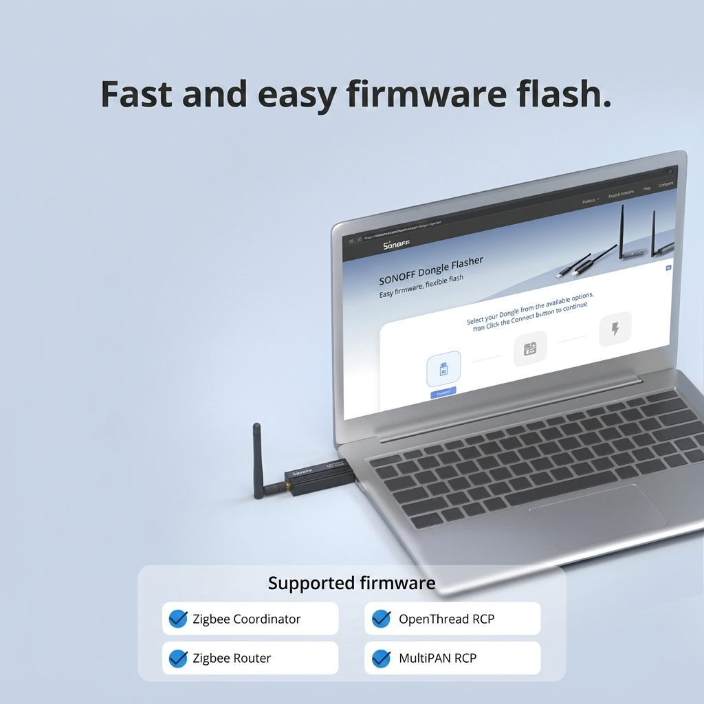 SONOFF Zigbee 3.0 USB Dongle Plus-E Gateway Adapter 6