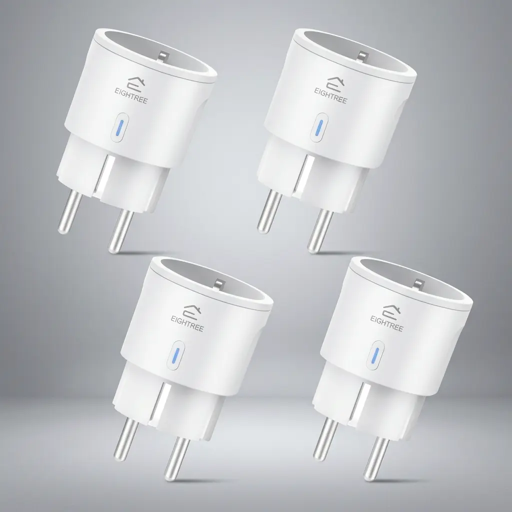 EIGHTREE Wi-Fi Smart Plug with Energy Monitoring - 4 Pack