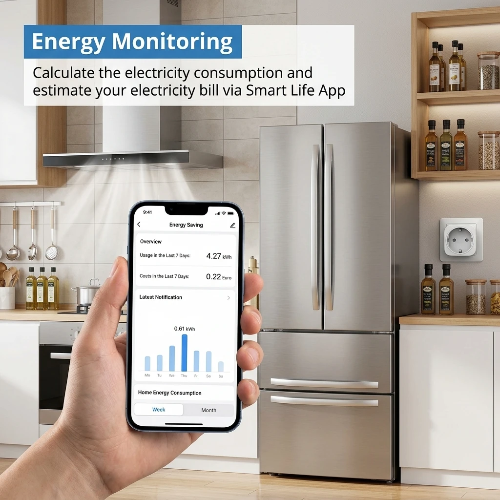 EIGHTREE Wi-Fi Smart Plug with Energy Monitoring - 4 Pack 3