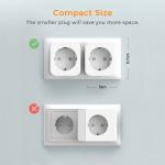 Refoss Smart Wi-Fi Mini Socket Plug - Pack of 2, Works with Alexa & Google Assistant