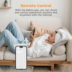Refoss Smart Wi-Fi Mini Socket Plug - Pack of 2, Works with Alexa & Google Assistant