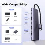 UGREEN 7-in-1 USB-C Hub with 4K HDMI, 100W PD Charging & SD/TF Card Reader 15214