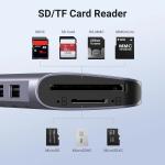UGREEN 7-in-1 USB-C Hub with 4K HDMI, 100W PD Charging & SD/TF Card Reader 15214