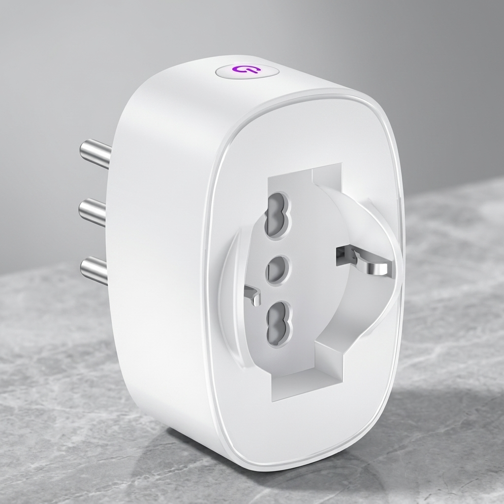 SURFOU Smart WiFi Plug, Italian Type L Socket with Energy Monitoring & Timer, 16A