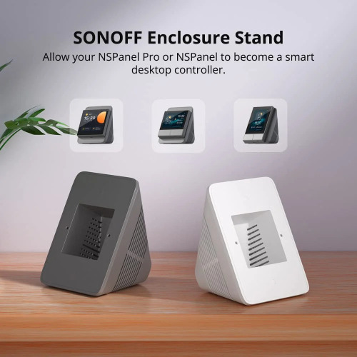 SONOFF Enclosure Desktop Stand for NSPanel and NSPanel Pro - White