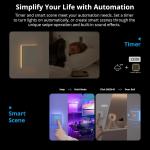 SONOFF TX Ultimate T5-1C-86 Smart 1-Gang RGB Touch Wall Switch - White