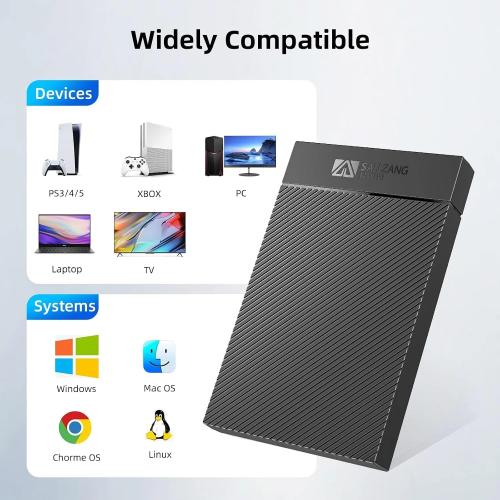 SANZANG MASTER 2.5 Inch Hard Drive Enclosure SZPW25