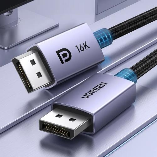 UGREEN DisplayPort 2.1 Cable 16K/8K 2M - VESA Certified 40Gbps Braided Cord 25862