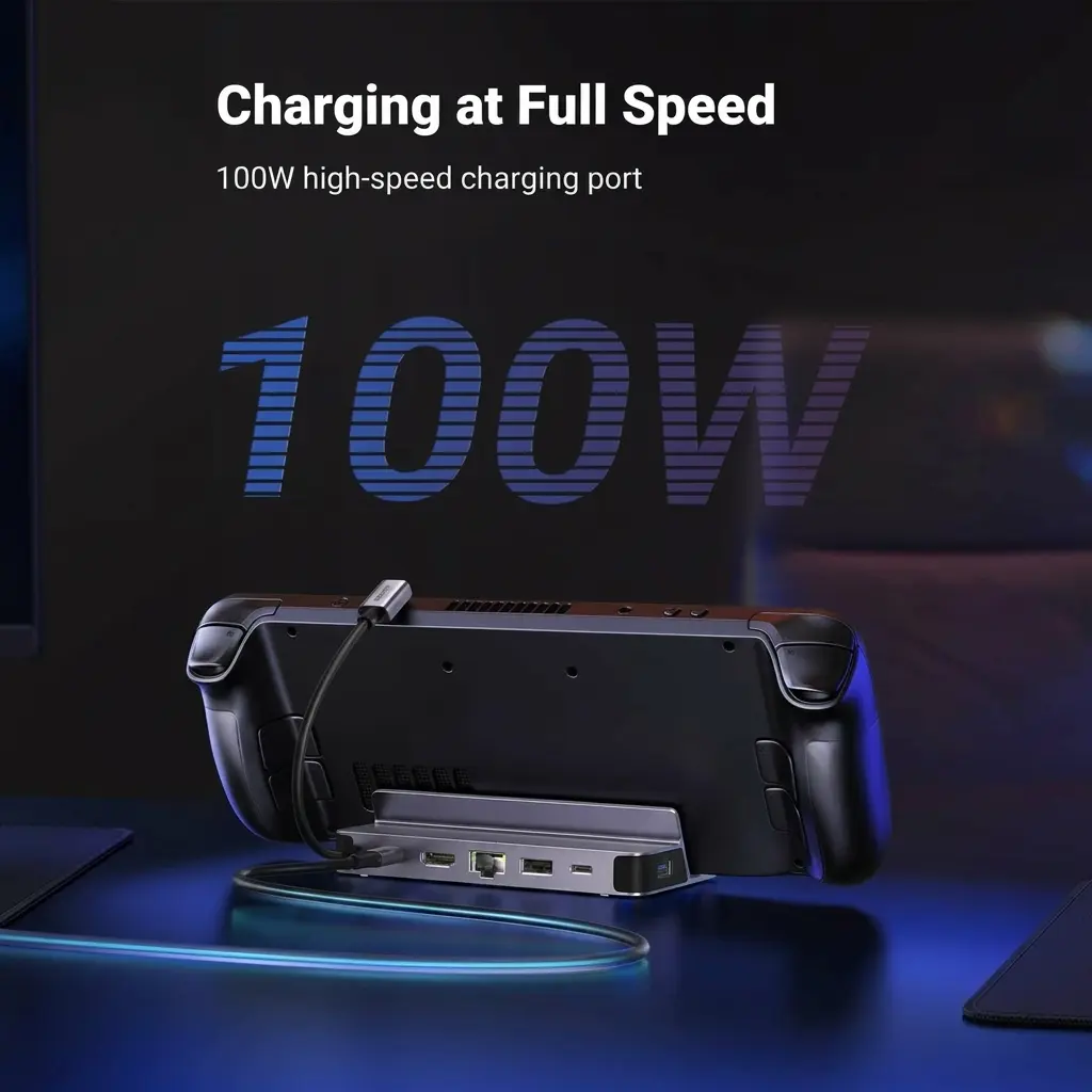 UGREEN 6-in-1 USB-C Docking Station for Steam Deck, ROG Ally & iPhone 15/16 Series 6