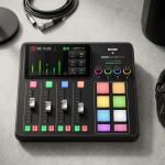 RODE RODECaster Duo Compact Integrated Audio Production Studio - Black