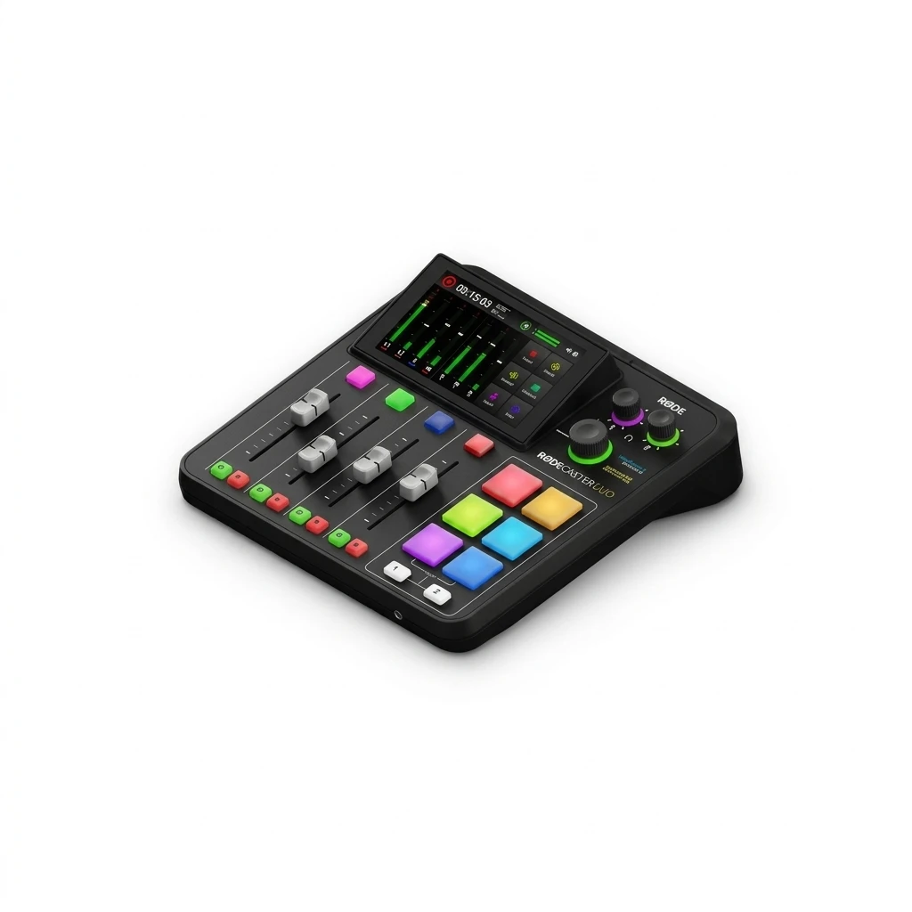RODE RODECaster Duo Compact Integrated Audio Production Studio - Black 5