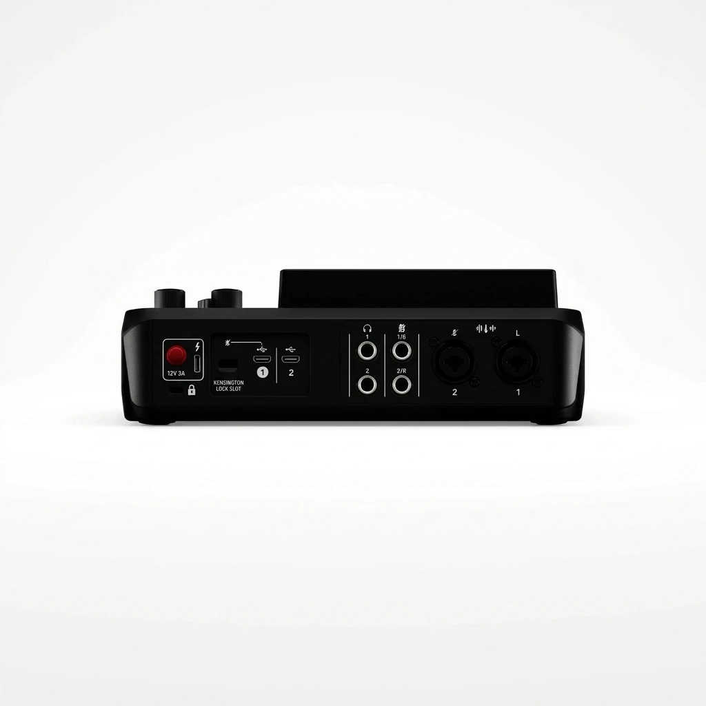 RODE RODECaster Duo Compact Integrated Audio Production Studio - Black 6