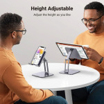 UGREEN Foldable Aluminum Tablet & Phone Stand - Adjustable Desk Holder for iPad, iPhone, and Tablets 15414