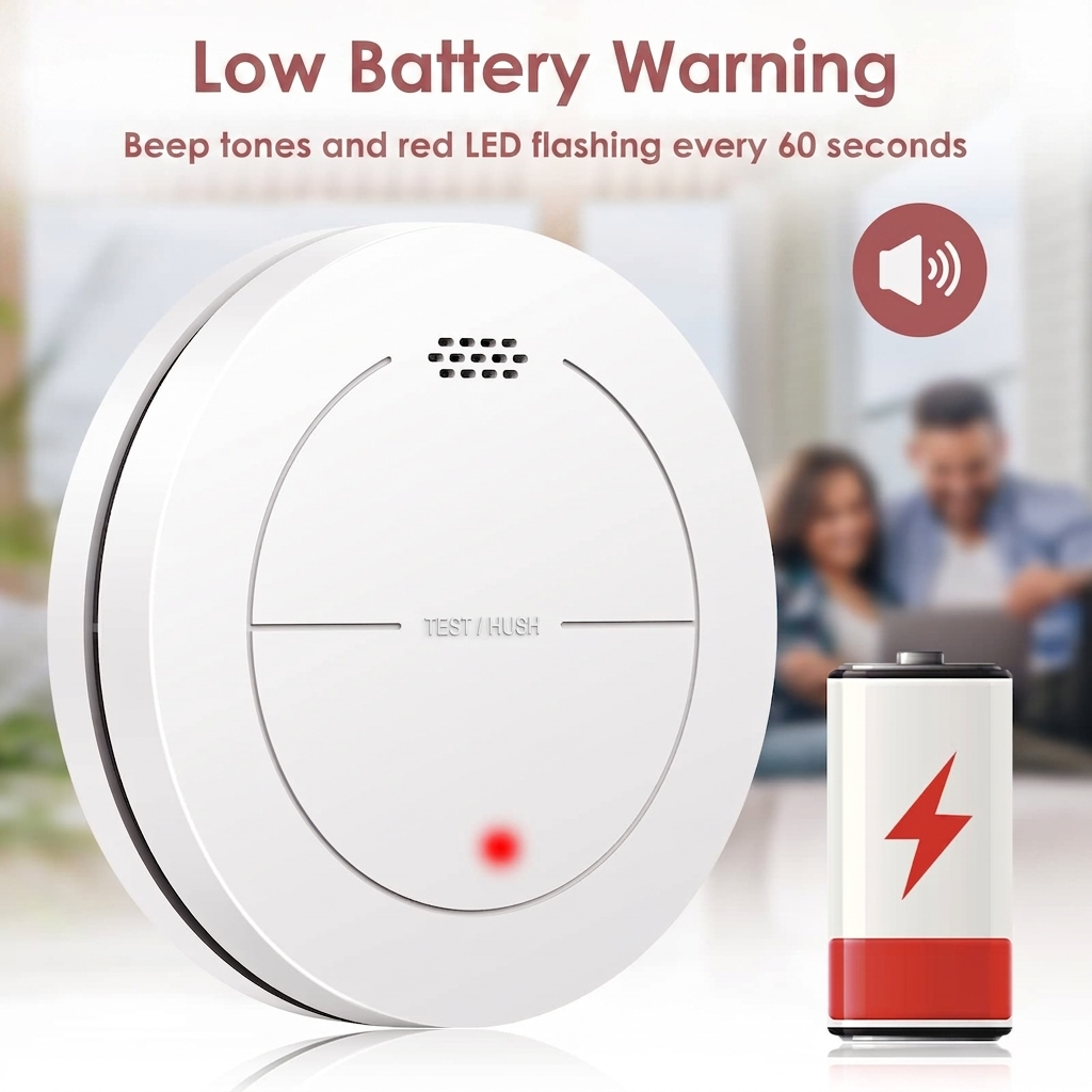 Safeliveo 10-Year Battery Photoelectric Smoke Detector & Fire Alarm - 2 Pack 6