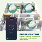 PHEANOO 16A WiFi Smart Plug with Energy Monitoring - 2 Pack, Alexa & Google Home Compatible