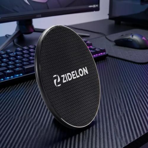 Zidelon 15W Qi Wireless Charging Pad with Integrated LED Ambient Light