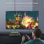 RCA to HDMI Converter, AV to HDMI Adapter for N64, Wii, PS2, PS3, Xbox, VCR, and VHS