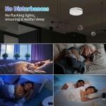 XINDUM 10-Year Battery Mini Smoke Detector Set of 6 with Magnetic Mounts