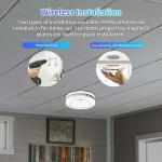 XINDUM 10-Year Battery Mini Smoke Detector Set of 6 with Magnetic Mounts