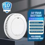 XINDUM 10-Year Battery Mini Smoke Detector Set of 6 with Magnetic Mounts